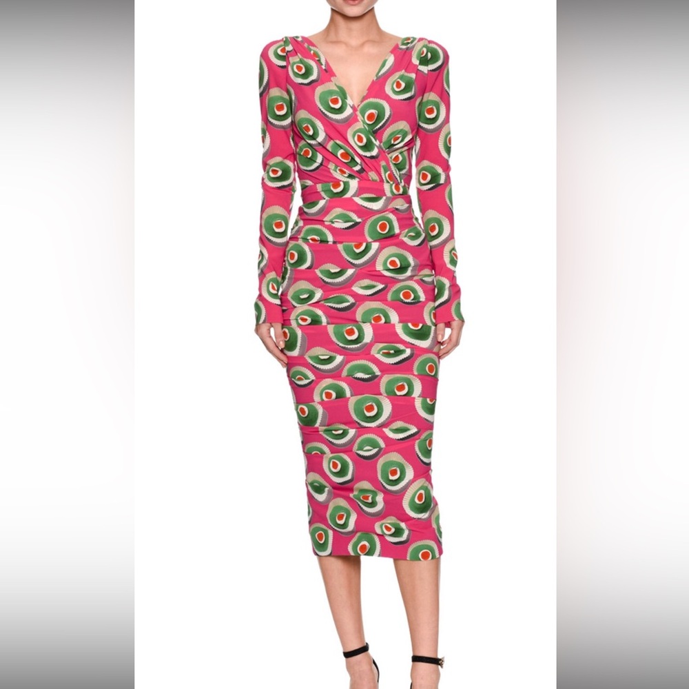 Dolce & Gabbana Printed Dress, Italy Size 42